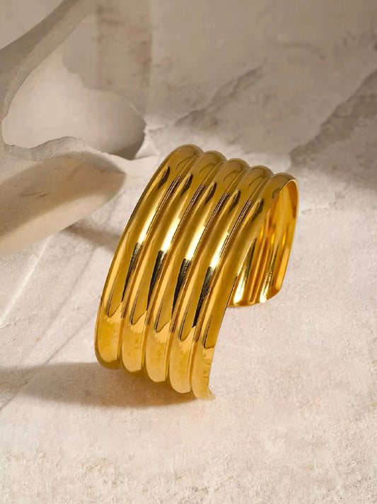 Solid Penta Layer Bangle