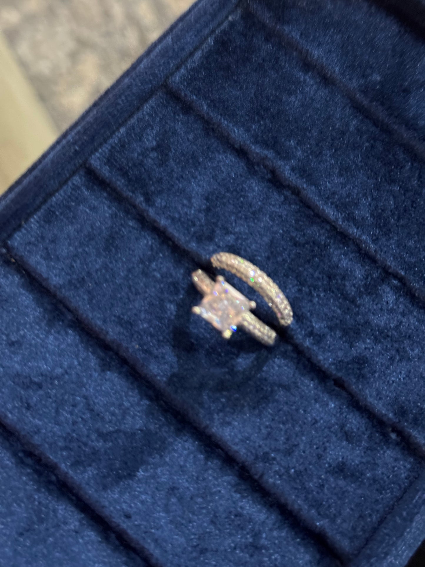 Square Double Ring