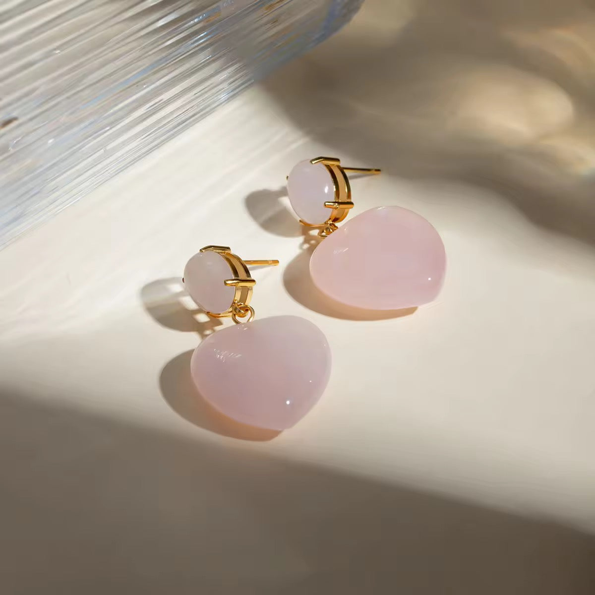 Rose Stoneheart Earrings