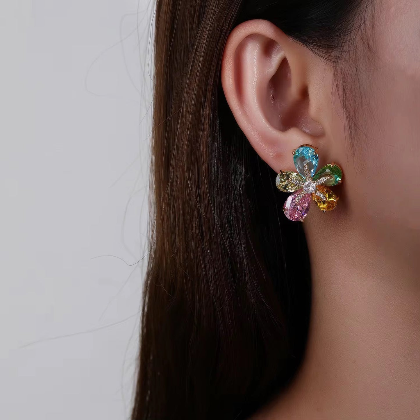 Sorbet Floral Studs