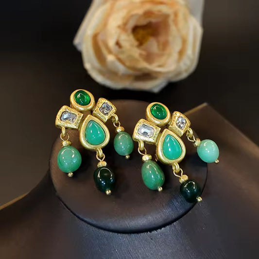 Greenish Antique Earrings