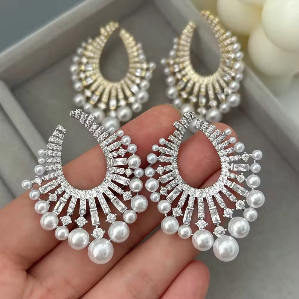 Meesha Pearl Luxe Studs