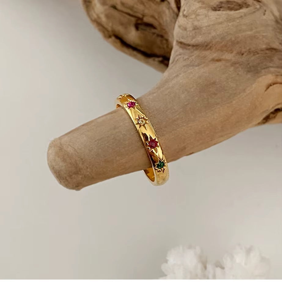 Starry Dainty Ring