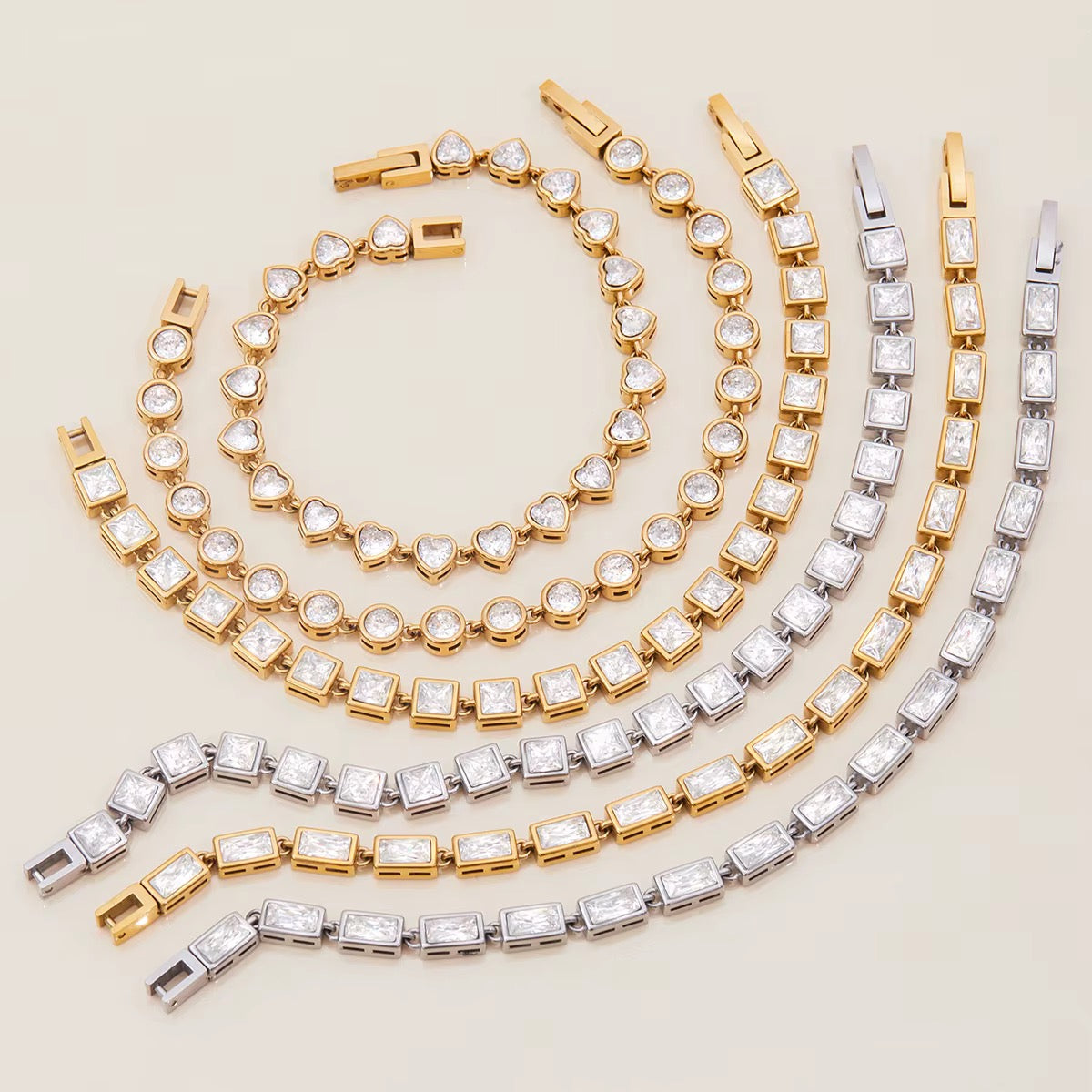 Crisp Baguette Bracelet