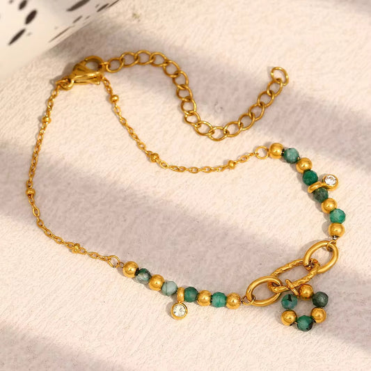 Green Gemstone Bracelet