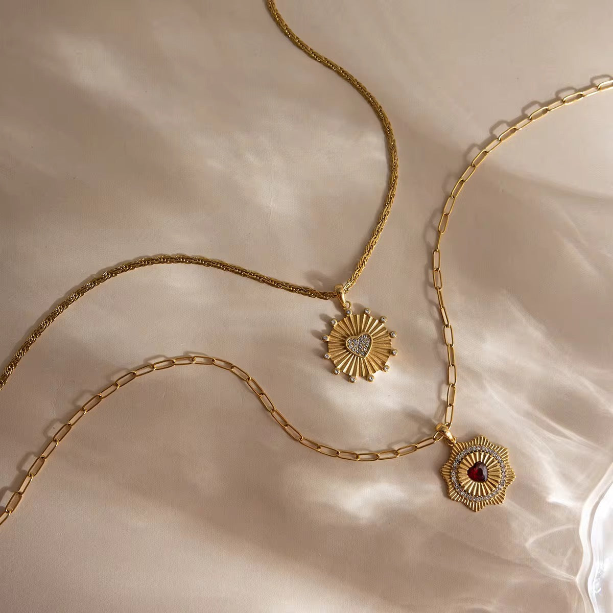 Heart Pudding Necklace