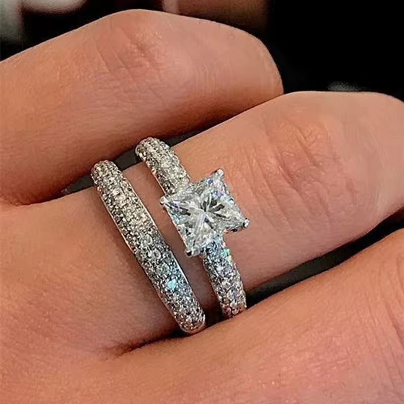 Square Double Ring
