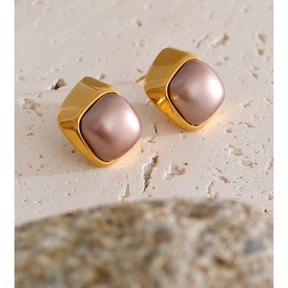 Champagne Gold Studs