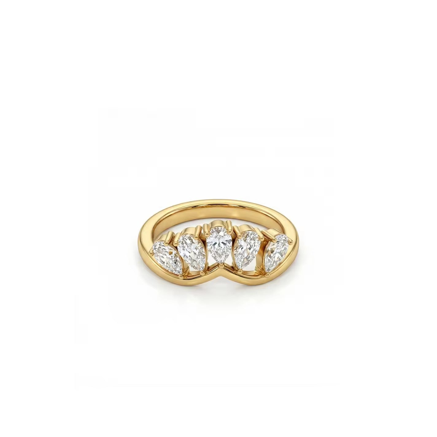 Gold Wedge Ring