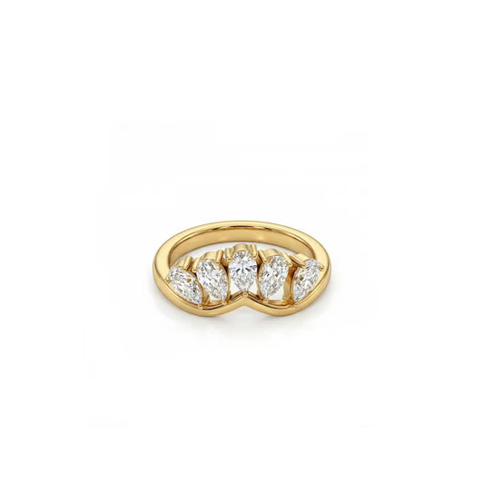 Gold Wedge Ring