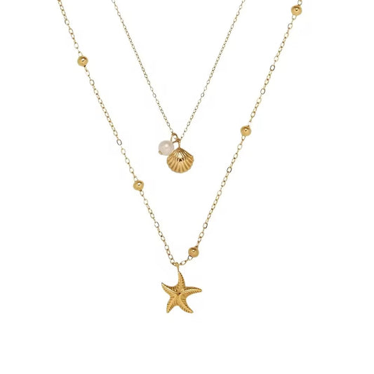 Ocean Double Layer Necklace