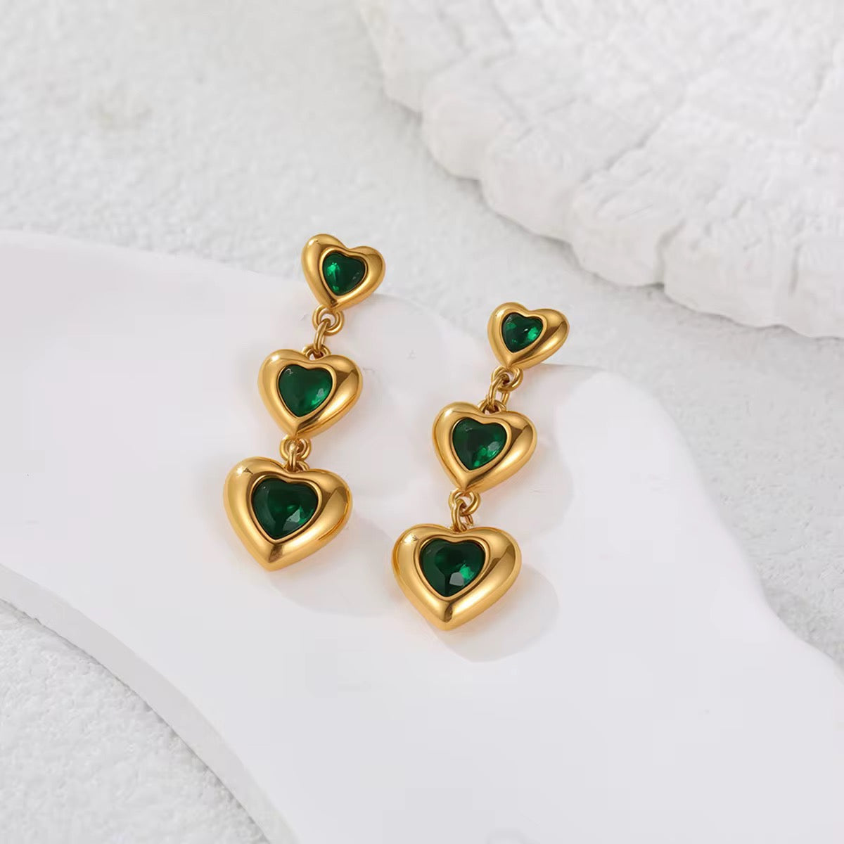 Mini Hearts Jelo Earrings