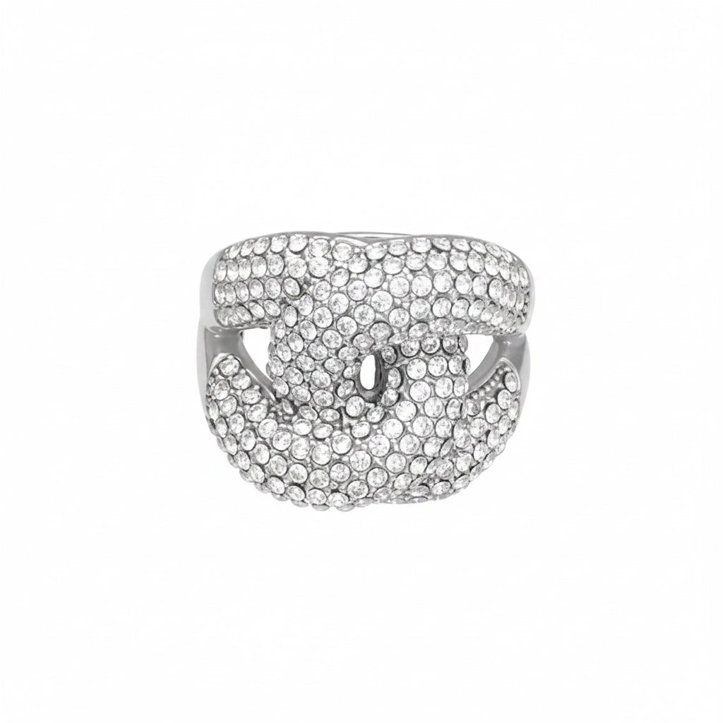 Cross Zirconia Ring