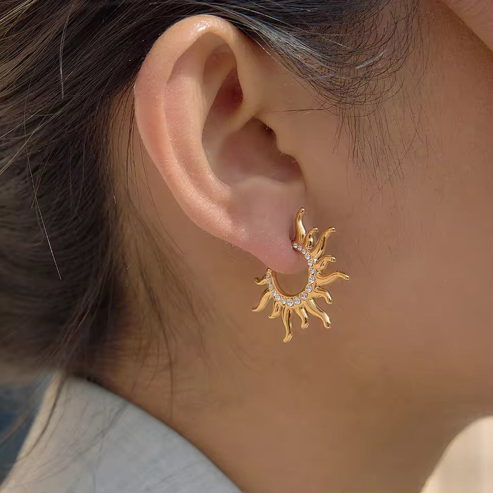 Sunburst Hoops