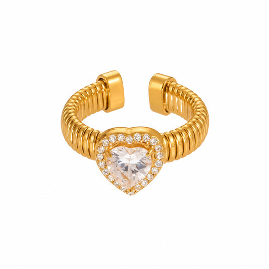 Chunky Heart Ring