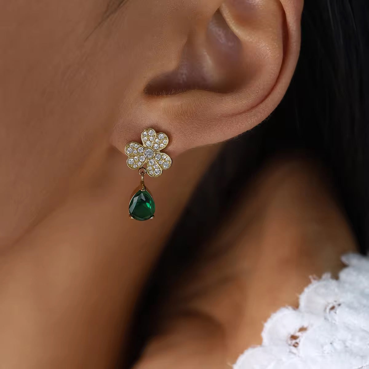 Dusk Floral Studs