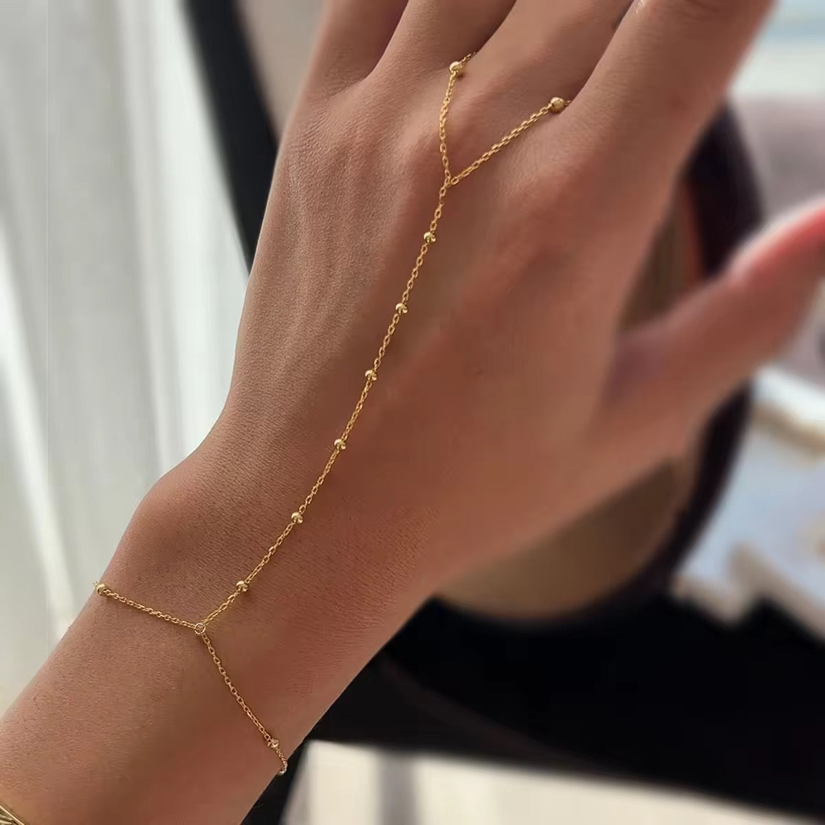 Beaded Handchain