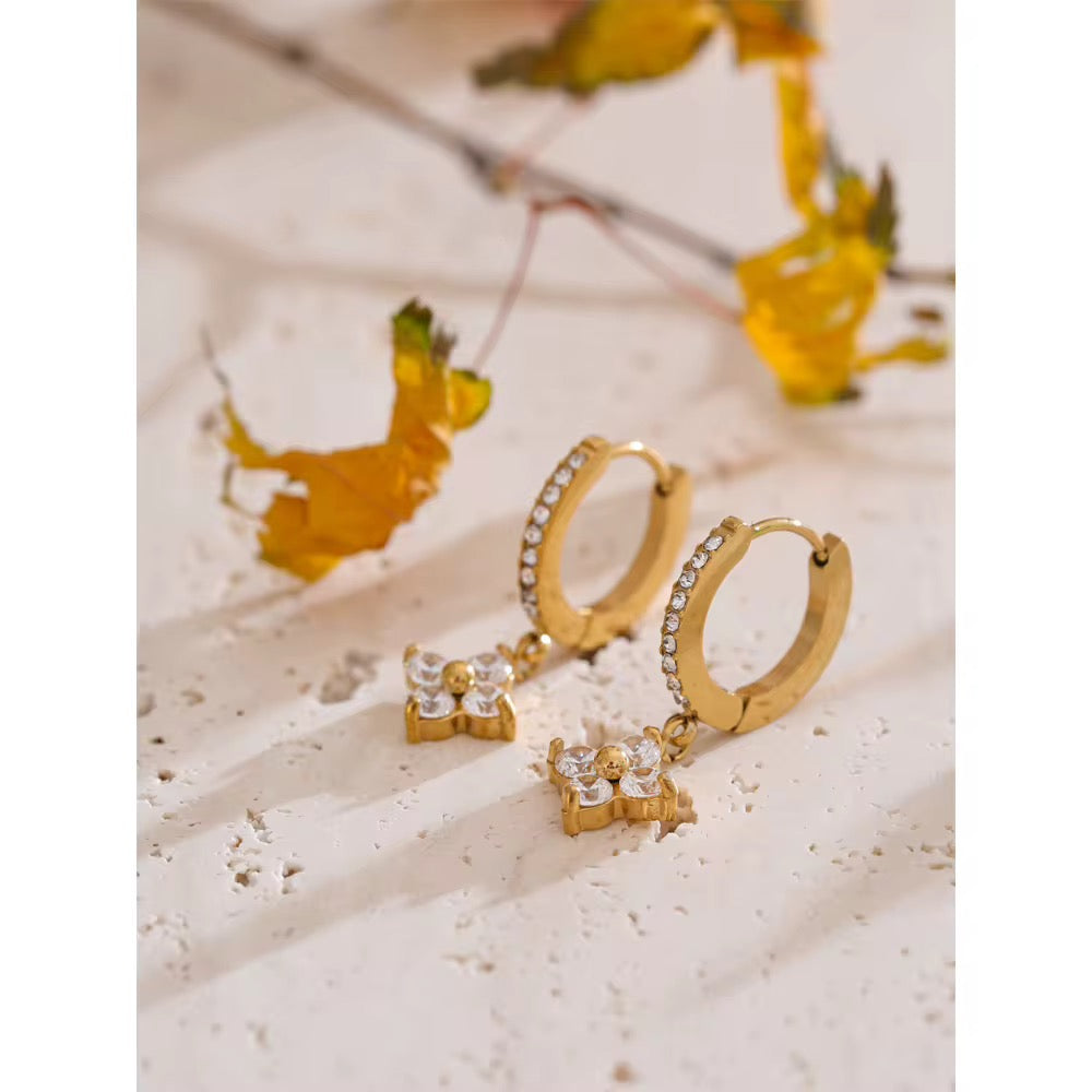 Alaya Zirconia Hoops