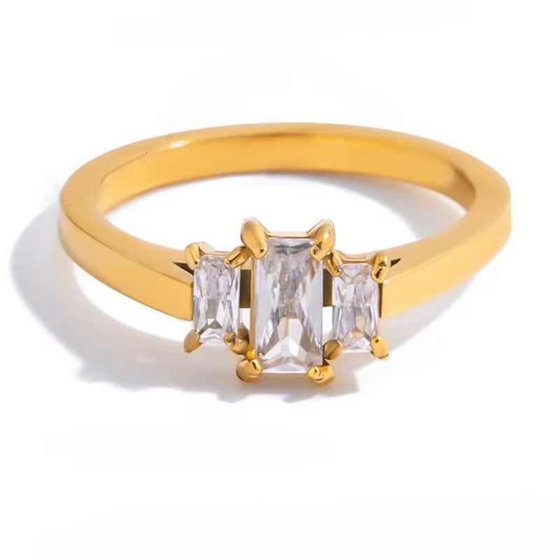 Dainty Rectangluar Ring