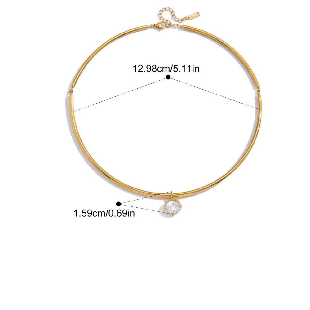 Diamond Cuff Necklace