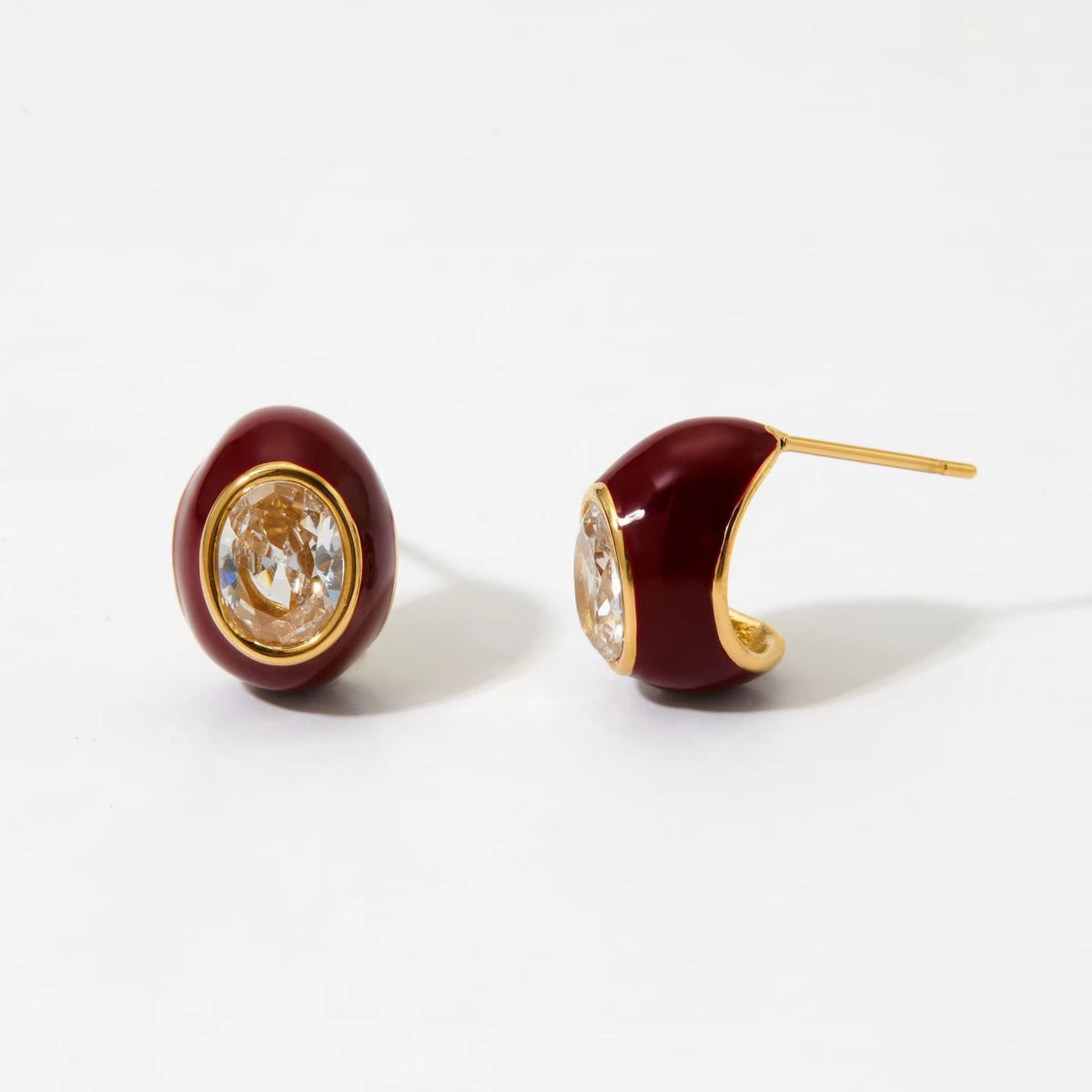 Retro Diamond Studs