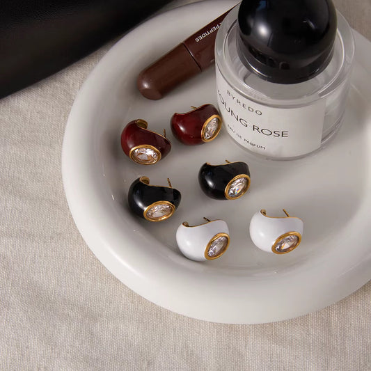 Retro Diamond Studs