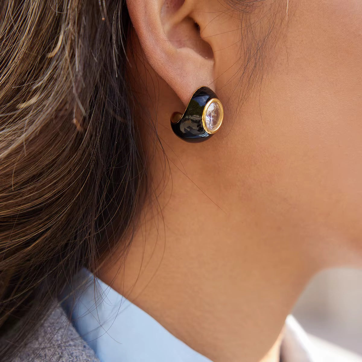 Retro Diamond Studs