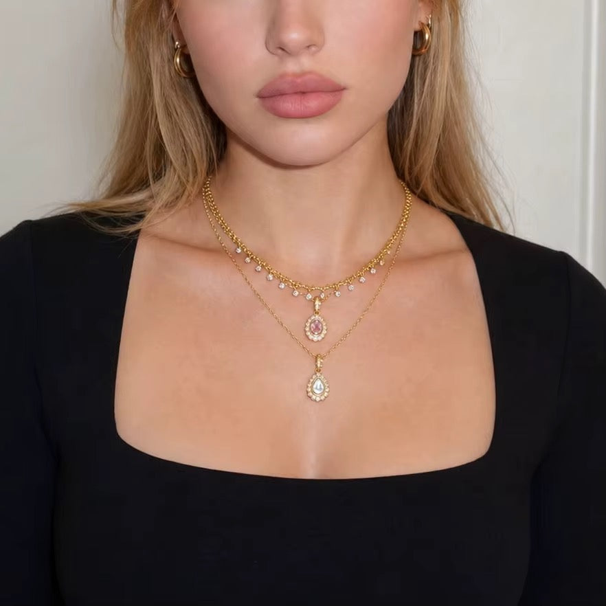 Pink Diana Necklace