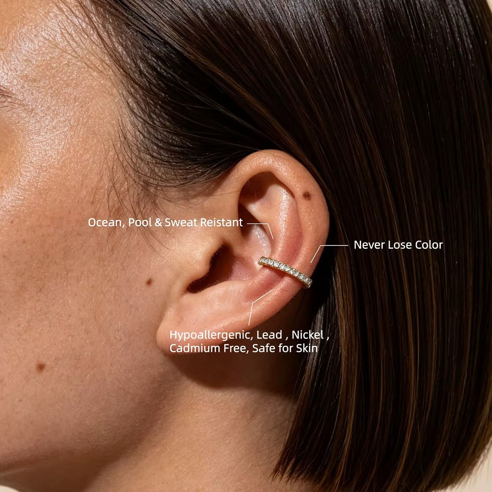 Single Zircon Earcuff