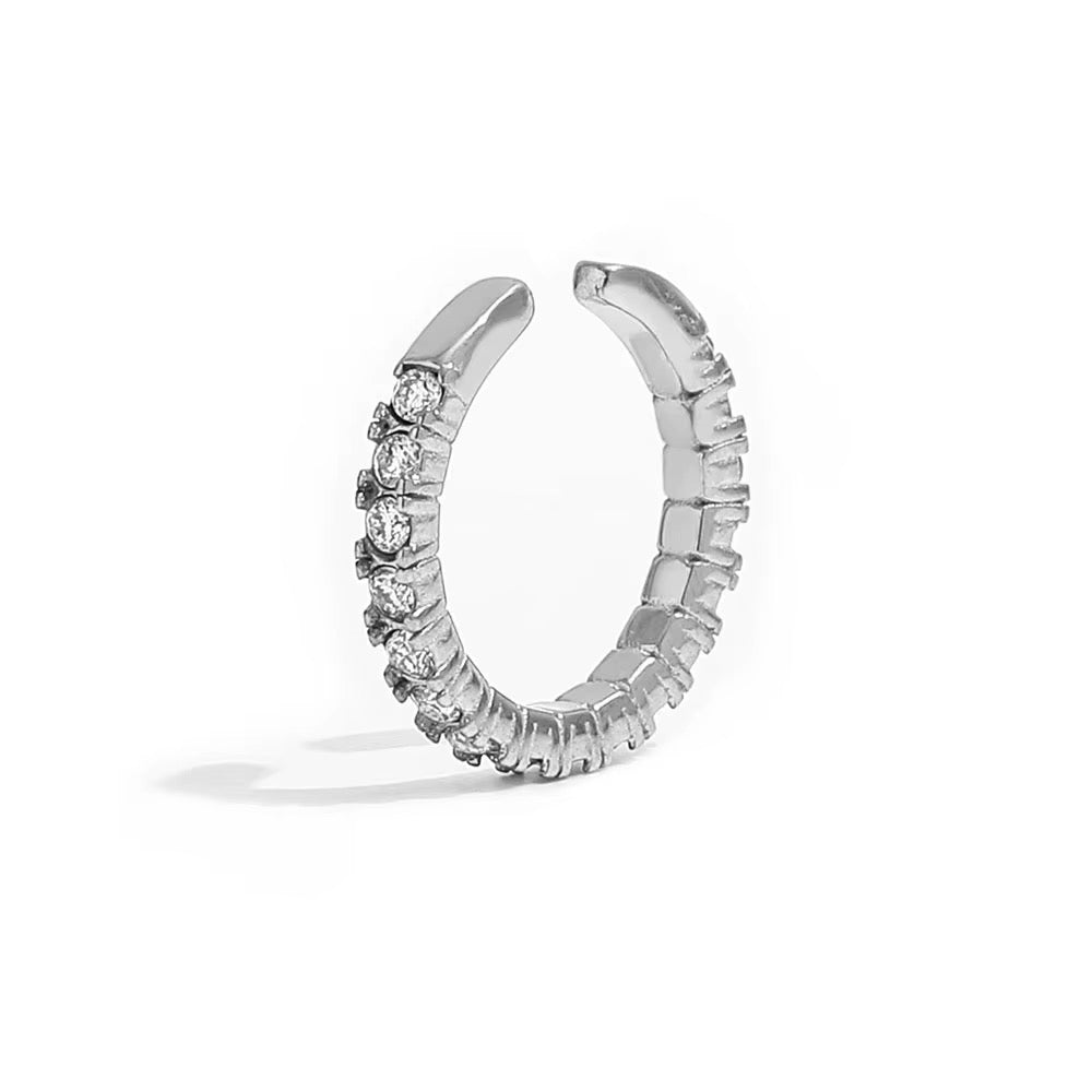 Single Zircon Earcuff