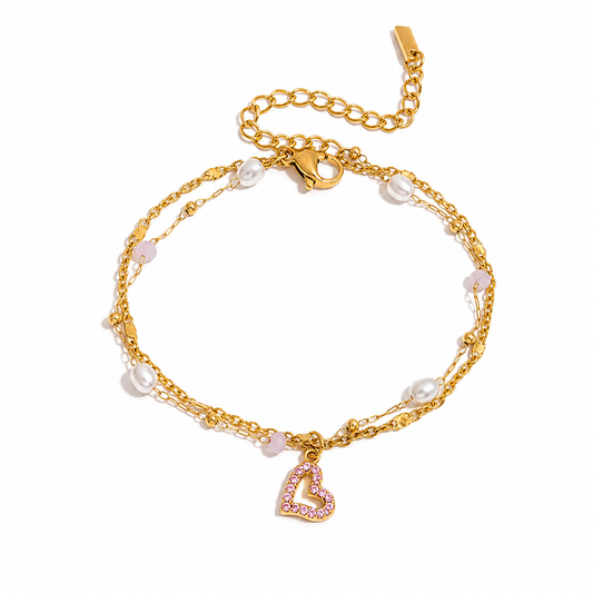 Sweetheart Pink Bracelet