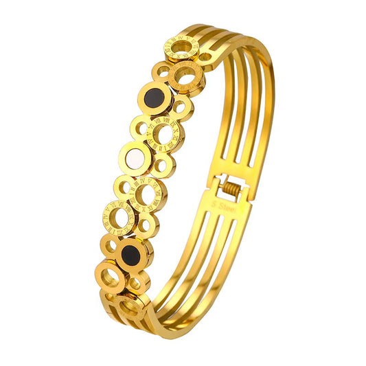 Black Roman Bangle
