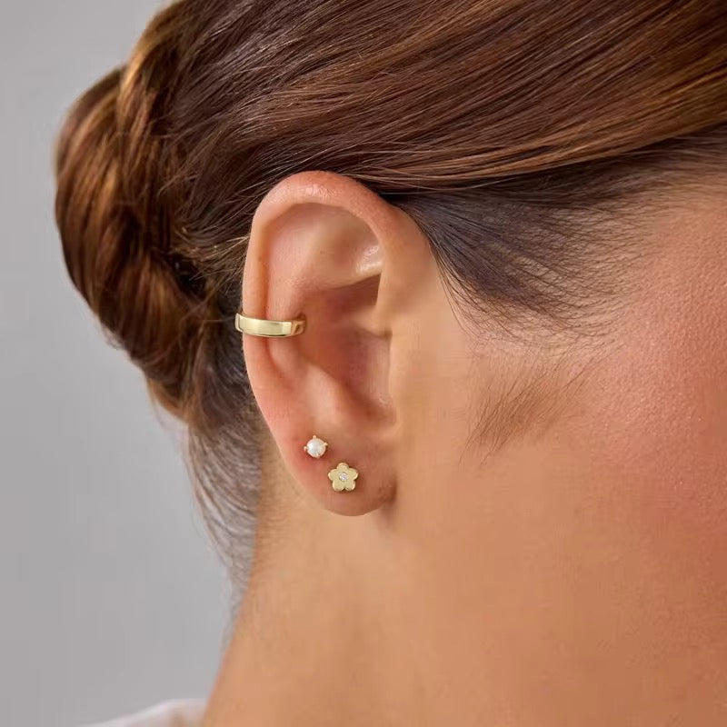 Floral Screwback Studs