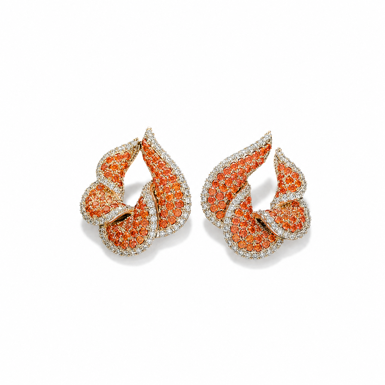 Rust Twister Luxe Studs