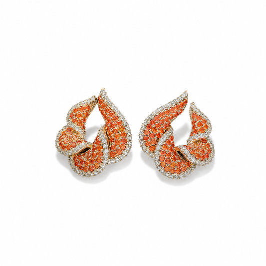 Rust Twister Luxe Studs