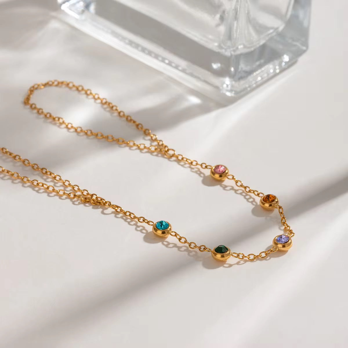 Multicolor Handchain Bracelet