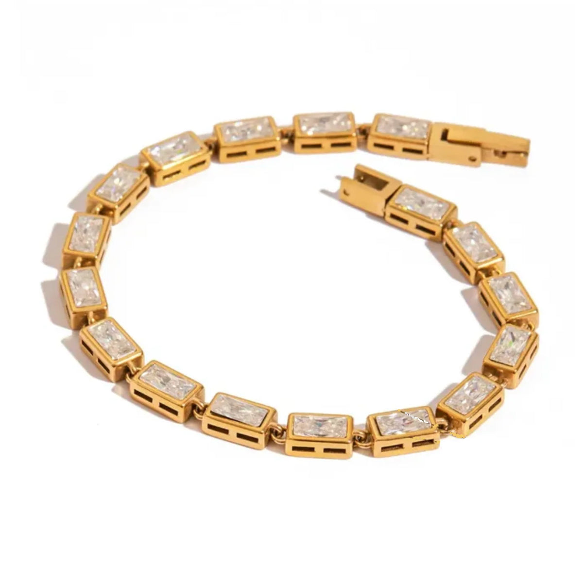 Crisp Baguette Bracelet