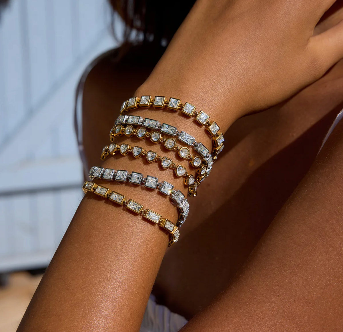Crisp Baguette Bracelet
